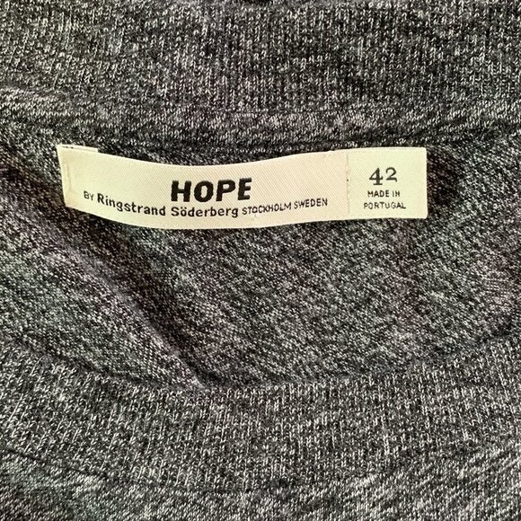 HOPE Ringstrand Soderberg Marled Viscose Jersey Top 42 L/XL T-Shirt - Picture 5 of 5